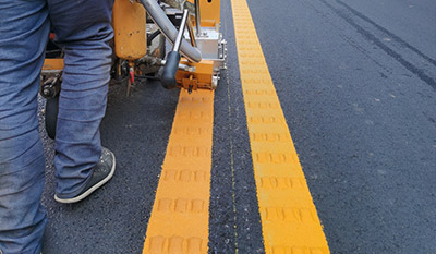 道路交通標線之震蕩標線施工價格多少錢一平？