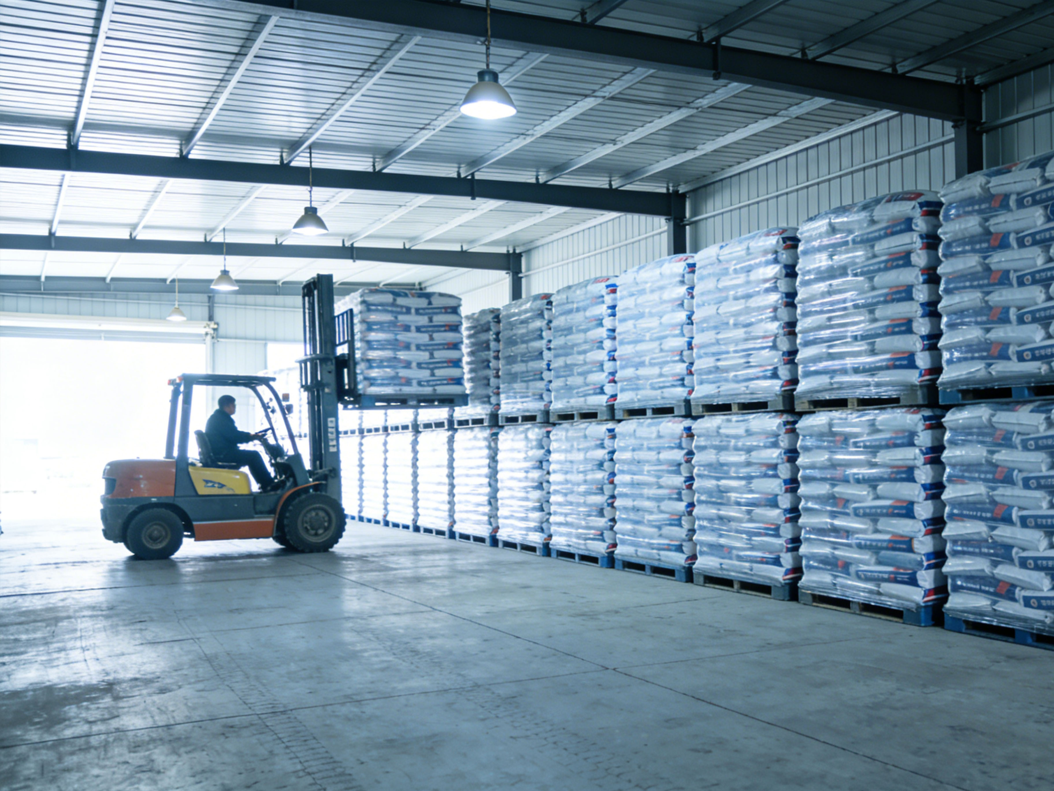 穩(wěn)供保產(chǎn)?實力護(hù)航｜我司大批量標(biāo)線涂料集中入庫，全力保障工程順利推進(jìn)